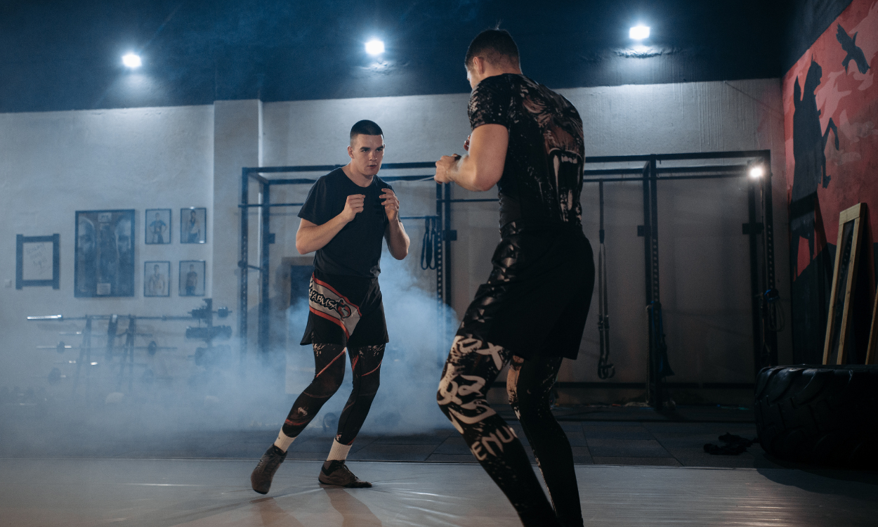 un boxe plus concentré après avoir prit un bain froid après le sport