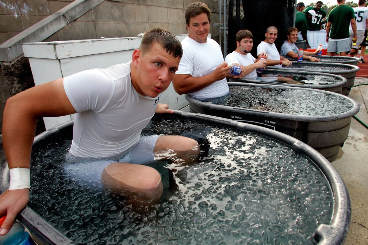 Combien de temps dans un bain froid ? récupération sport