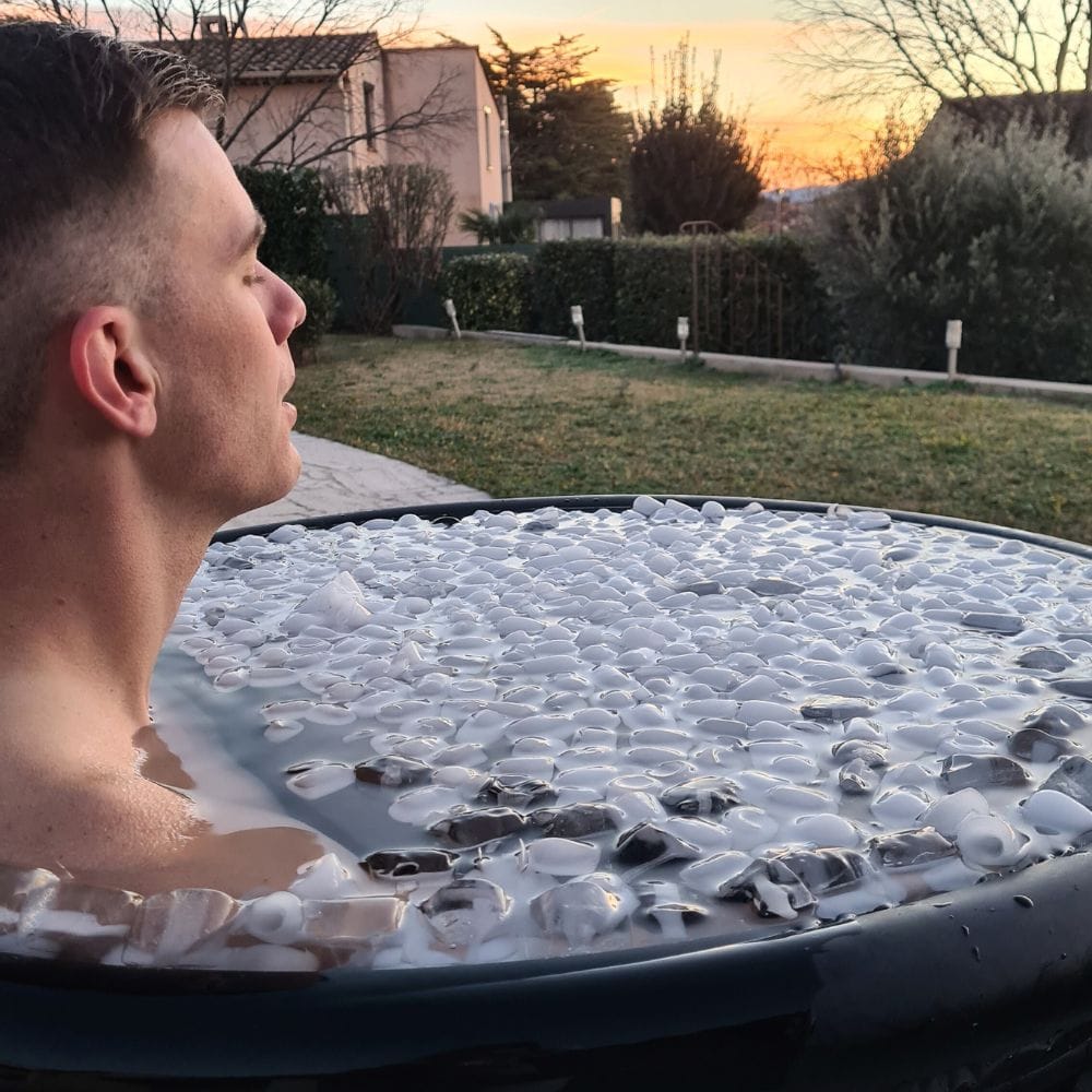 un bain de glace pour la maison